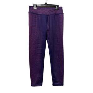 Prana Purple Patterned Athletic Leggings
